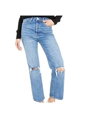 Blank NYC Baxter Ribcage Straight Leg Denim Jeans Size 30 (34" Measures)